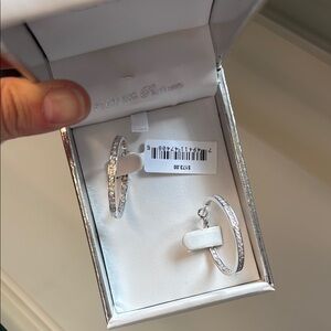 Elegant Silver Hoop Earrings